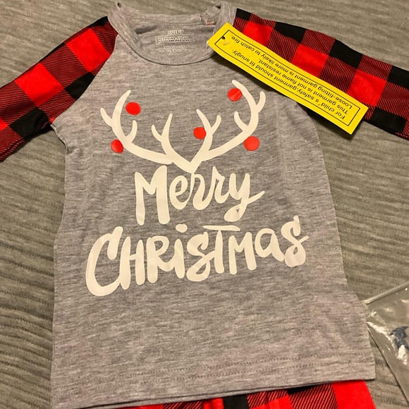 🍒 NWT Loncoco Kids Christmas Pajamas. Size 2T. - Picture 2 of 12